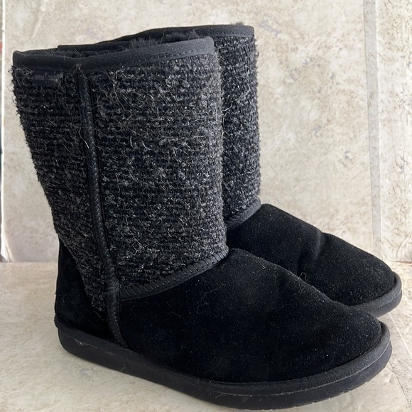 Minnetonka Leather and Sheepskin Lined Warm Boots Size 10 - Picture 2 of 10